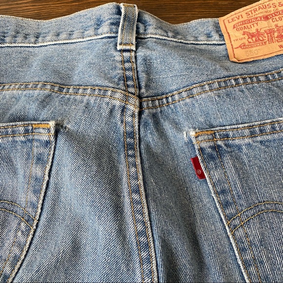Vintage Levi’s 550 Relaxed Fit Straight Leg Mom Jean Size 33 x 30 (8) - Picture 8 of 11